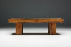 Rustic Artisan Coffee Table France 1950s - 3522820
