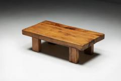 Rustic Artisan Coffee Table France 1950s - 3522855