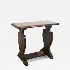 Rustic Baroque Italian Walnut Side Table 18th century - 4729470