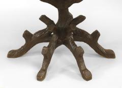 Rustic Black Forest 19th Cent Walnut Console Table - 637135