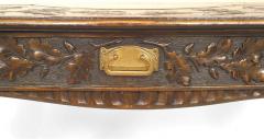 Rustic Black Forest Bear Walnut Table Desk - 4626211