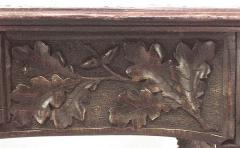 Rustic Black Forest Bear Walnut Table Desk - 4626215