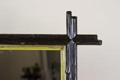 Rustic Black Forest Mirror with Gilt Inner Bar Austria circa 1880 - 3415877