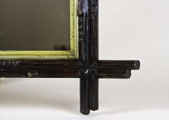 Rustic Black Forest Mirror with Gilt Inner Bar Austria circa 1880 - 3415878