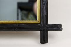 Rustic Black Forest Wall Mirror 19th Century Handcarved Germany ca 1870 - 3921350