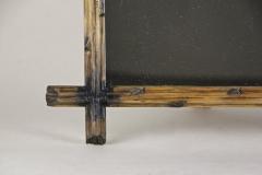 Rustic Black Forest Wall Mirror Light Brown Austria circa 1890 - 3460762
