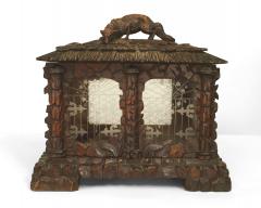 Rustic Black Forest Walnut Display Box - 4321375