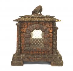 Rustic Black Forest Walnut Display Box - 4321378