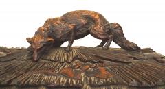 Rustic Black Forest Walnut Display Box - 4321380