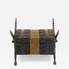 Rustic Black Forest Walnut Trunk - 4522942