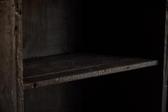 Rustic Brutalist Cabinet in Reclaimed Wood France 20th Century - 4541726