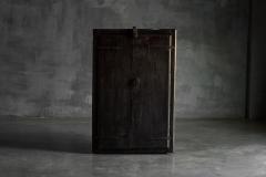 Rustic Brutalist Cabinet in Reclaimed Wood France 20th Century - 4541730