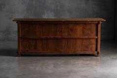 Rustic Brutalist Elm Enfilade Europe Mid 20th Century - 4743796