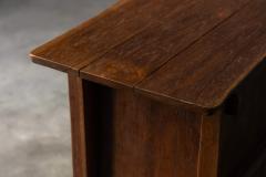 Rustic Brutalist Elm Enfilade Europe Mid 20th Century - 4743798