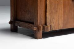 Rustic Brutalist Elm Enfilade Europe Mid 20th Century - 4743829