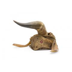 Rustic Continental Horned Taxidermy Helmet - 4720749