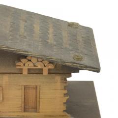 Rustic Continental House Shaped Music Box - 4675348