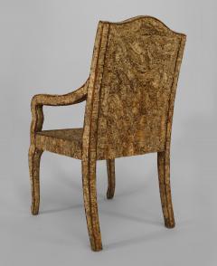 Rustic Continental Neoclassic Style Cork Twig Arm Chair - 549473