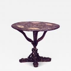 Rustic Continental Style End Table - 638464