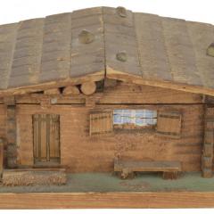 Rustic Continental Style House Shaped Music Box - 4675342