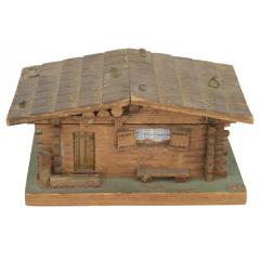 Rustic Continental Style House Shaped Music Box - 4733840