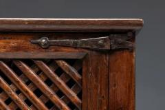 Rustic Dark Wood Pantry Cabinet Spain 1800s - 3461471