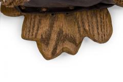Rustic Decorative Moose Antler Oak Leaf Wall Plaque - 4668335