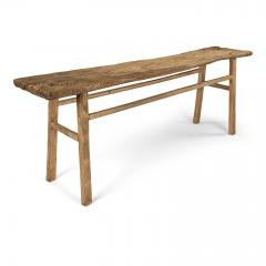 Rustic Elm Console Table - 2605874