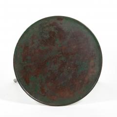 Rustic English Cricket Table With Green Paint Remnants circa 1850 - 4264969