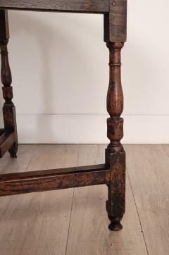 Rustic English Oak Dropleaf Table 19th century or earlier As Is - 3972314