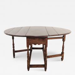 Rustic English Oak Dropleaf Table 19th century or earlier As Is - 3973298