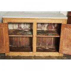 Rustic English Pine Cabinet w Marble top - 2914199