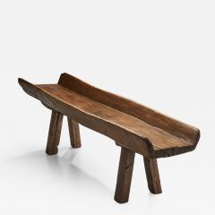 Rustic European Solid Wood Table Europe ca 1940s - 2651859