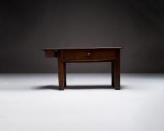 Rustic European Walnut Console with Drawers France 19th C - 4759936