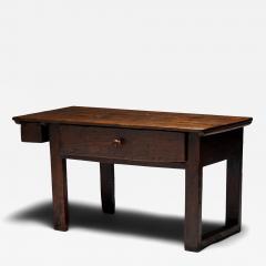 Rustic European Walnut Console with Drawers France 19th C - 4761231