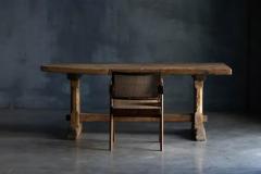 Rustic Farmhouse Dining Table France Early 20th Century - 3946774