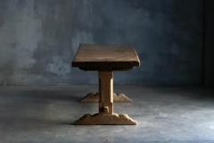 Rustic Farmhouse Dining Table France Early 20th Century - 3946789