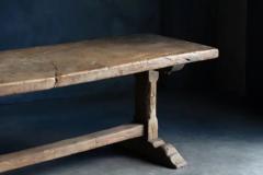 Rustic Farmhouse Dining Table France Early 20th Century - 3946793