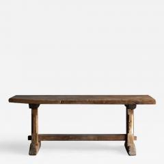 Rustic Farmhouse Dining Table France Early 20th Century - 3948475