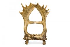 Rustic Faux Moose Antler Magazine Rack - 4671850