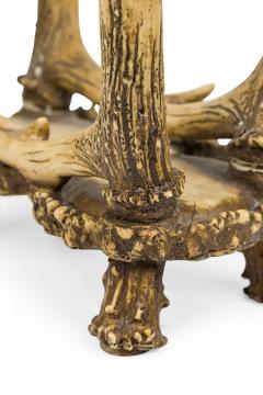 Rustic Faux Moose Antler Magazine Rack - 4671859