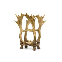 Rustic Faux Moose Antler Magazine Rack - 4717015