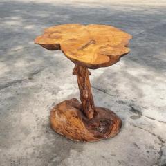 Rustic Finnish Organic Wooden Side Table Finland 1960s - 3980008