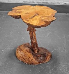 Rustic Finnish Organic Wooden Side Table Finland 1960s - 3980015