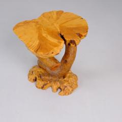 Rustic Finnish Organic Wooden Small Table Flower Stand Finland 1980s - 4417378