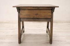 Rustic Fir and Oak Wood Antique Mountain Nightstand or Side Table - 3445638