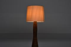 Rustic Floor Lamp with ceramic base 1940s - 2558753