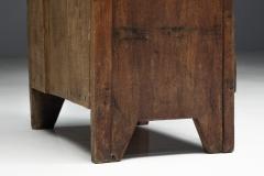 Rustic Folk Art Cabinet France 19th Century - 4245506