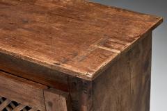 Rustic Folk Art Cabinet France 19th Century - 4245524