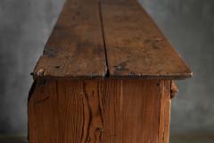 Rustic Folk Art Carved Cabinet 19th Century - 4810369